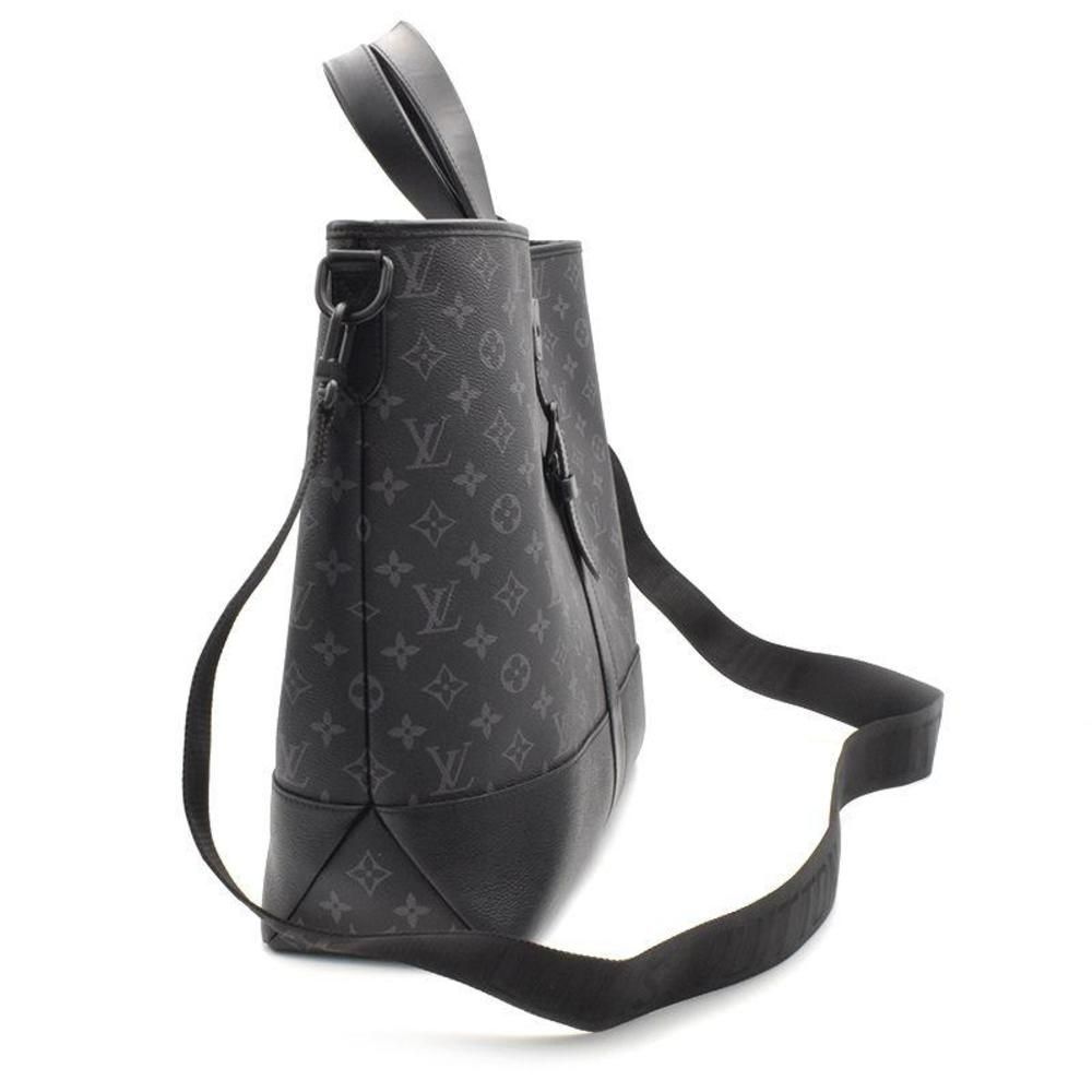 Saumur  Tote Bag Business Bag 2 Way Bag Monogram Eclipse Black - Picture 2 of 6